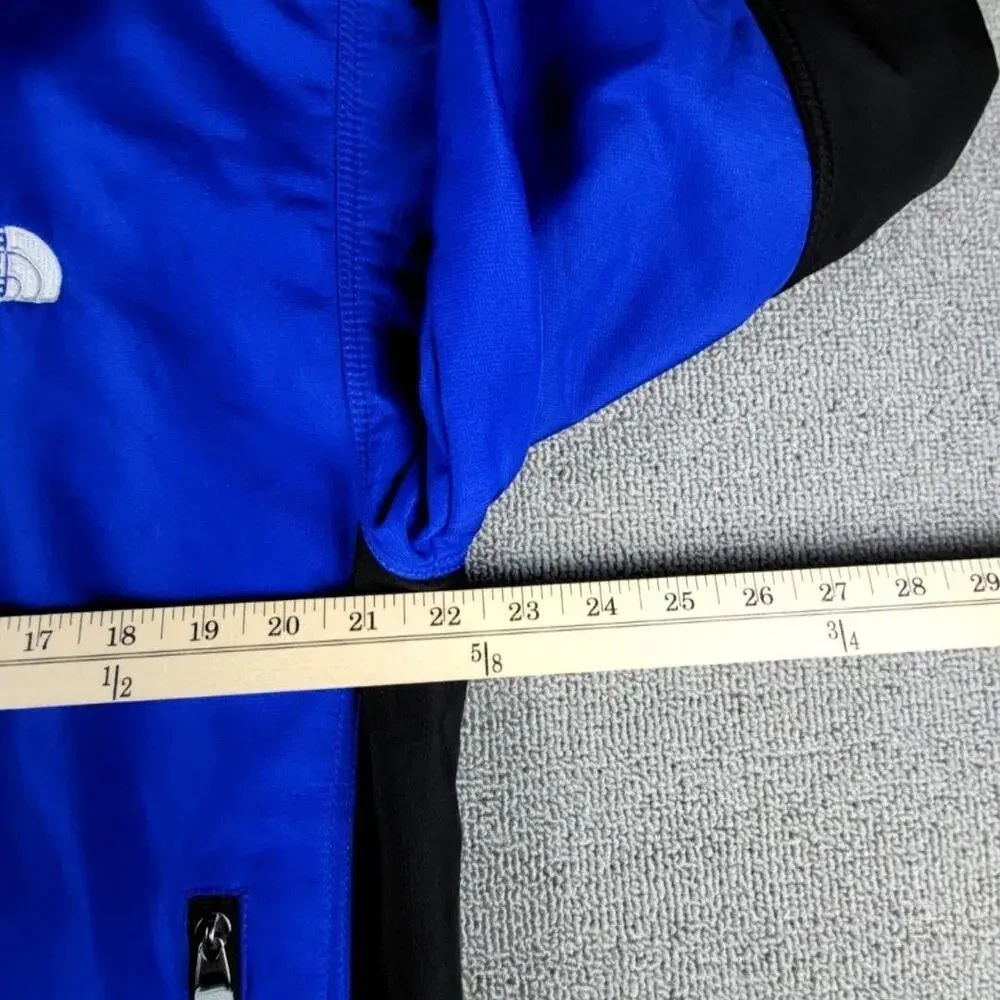 The North Face Jacket Mens Large Blue Black Summit Series Windstopper Softshell
